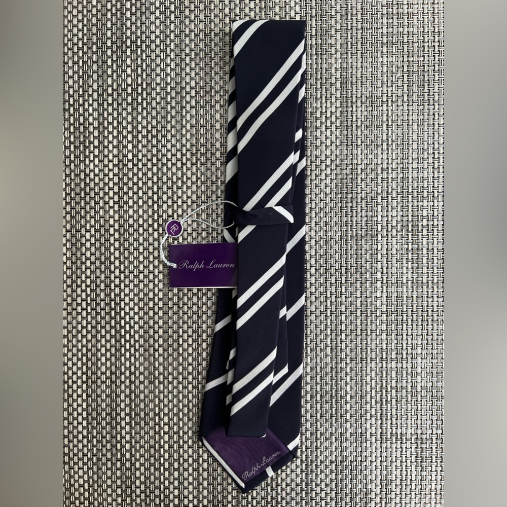 New Men's "Ralph Lauren Purple Label" Silk Tie - Picture 5 of 6